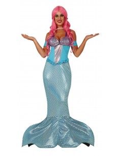 Disfraz de Sirena azul para...