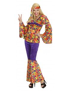 Disfraz de Hippie Floral...