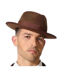Sombrero de Ganster marrón