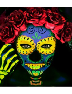 Maquillaje al agua amarillo... 2