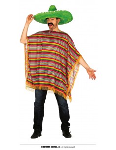Disfraz poncho mejicano...