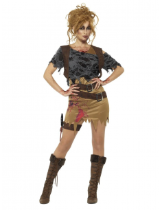 Disfraz de Cazadora Zombie...