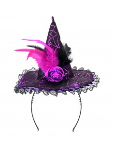 Diadema sombrero bruja...