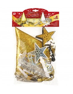 Cotillón plata y oro para 4... 2
