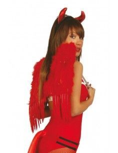 Alas plumas rojas (50 cm)