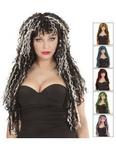 Peluca Vampiro rizada