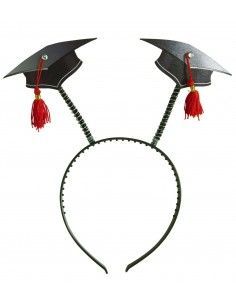 Diadema sombrero de graduación