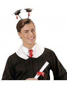 Diadema sombrero de graduación 2