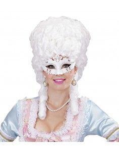 Antifaz Veneciano blanco... 2