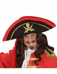 Tricornio de pirata negro y... 2