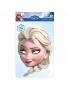 Careta cartón Elsa de Frozen 2