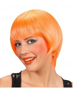 Peluca rave naranja...