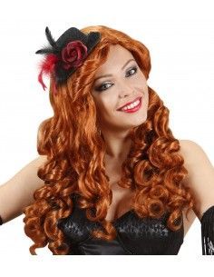 Mini sombrero negro con... 2