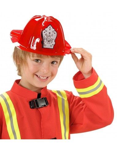 Gorro bombero lujo pvc infantil • Disfraces Guadalajara
