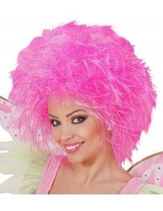 Peluca de hada o Mariposa rosa
