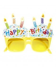 Gafas Velas Happy Birthday