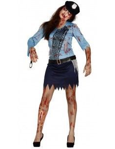 Disfraz de Policía Zombie...