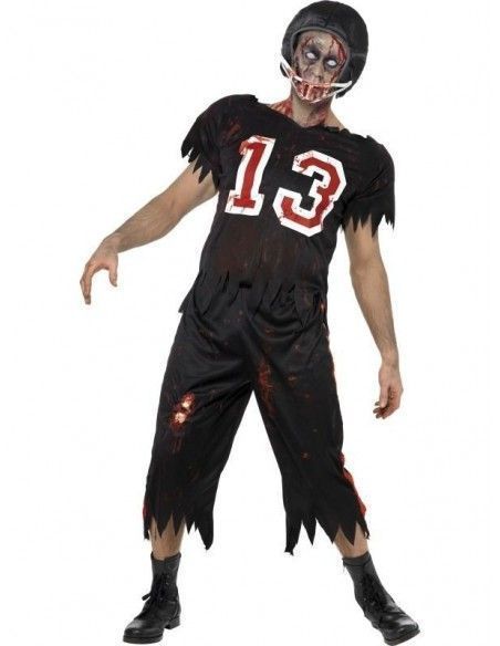 Disfraz de Jugador de rugby zombie para hombre