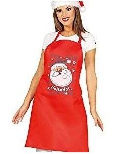 Delantal de Papá Noel  85 cm