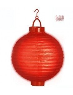 Farolillo rojo 30 cm con 2...