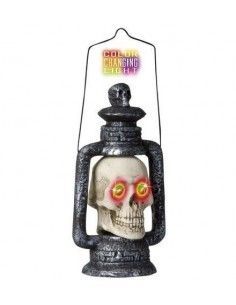 Farol de calavera con luz...