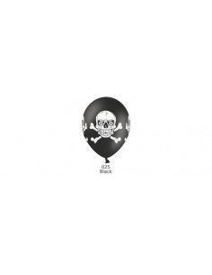 Bolsa de 6 globos de calaveras