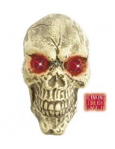 Calavera con ojos led...