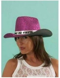 Sombrero de purpurina...