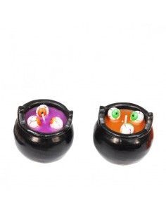 Vela olla con ojos (8 cm)
