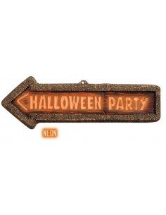 Señal "halloween party" 3D...