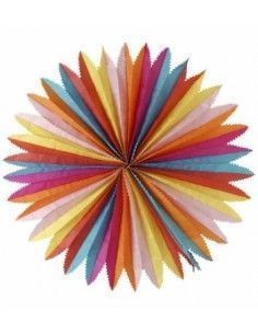 Abanico de papel multicolor...