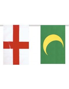 Guirnalda bandera mora y...